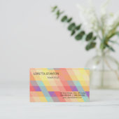 Farbmuster Visitenkarte (Stehend Vorderseite)