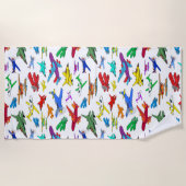 Farbmuster von Flugzeugen Strandtuch (Vorderseite)