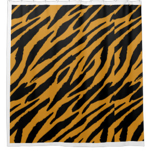 Farbmuster von Tiger-Tieren Duschvorhang