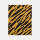 Farbmuster von Tiger-Tieren Fleecedecke (Vorderseite)