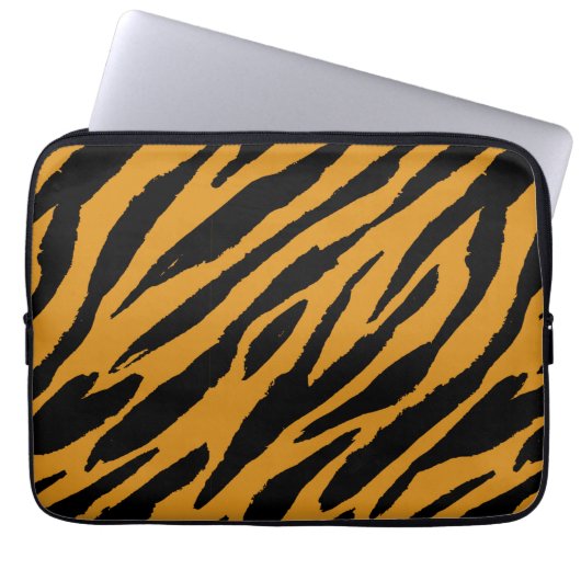 Farbmuster von Tiger-Tieren Laptopschutzhülle (Vorderseite)