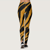 Farbmuster von Tiger-Tieren Leggings (Rückseite)
