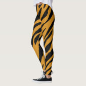 Farbmuster von Tiger-Tieren Leggings (Links)