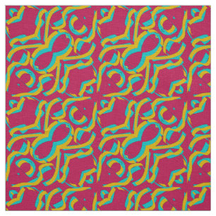 Farbnahtlose, kreative Stoffmuster-Design Stoff