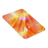 Farbnahtloser Hintergrund gelb, orange Magnet (Rechte Seite)