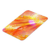 Farbnahtloser Hintergrund gelb, orange Magnet (Linke Seite)
