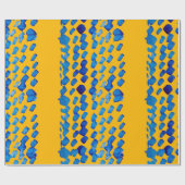 Farbnahtloses Muster mit abstrakten Flecken und Geschenkpapier (Flach)