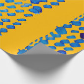 Farbnahtloses Muster mit abstrakten Flecken und Geschenkpapier (Ecke)