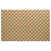 Farbnahtloses Muster mit isometrischen Würfeln Stoff (Yard (91,4 cm))