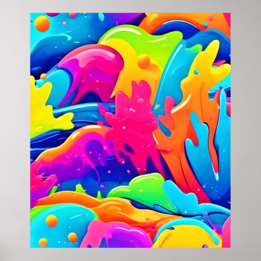 Farbnebel Poster (Vorne)