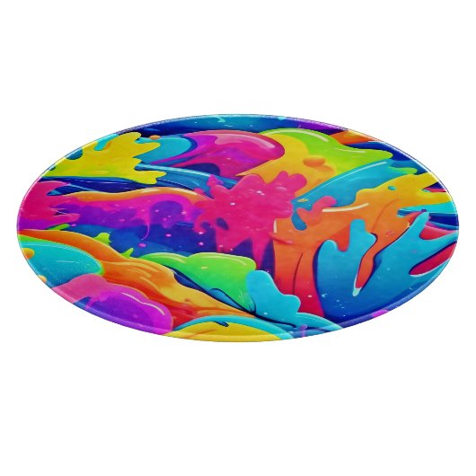 Farbnebel Schneidebrett (Ecke)