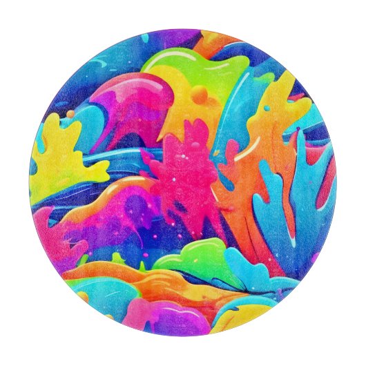 Farbnebel Schneidebrett (Vorderseite)