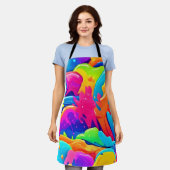 Farbnebel Schürze (Getragen)