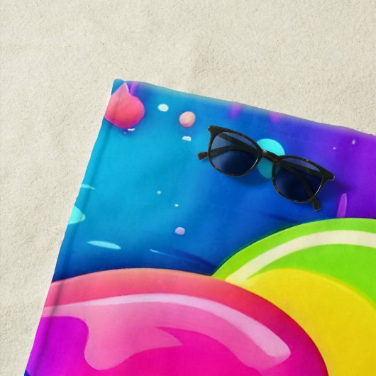 Farbnebel Strandtuch (Beispiel)