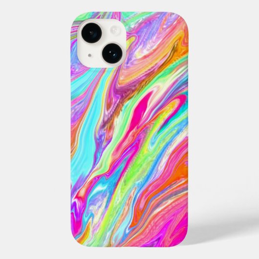 Farbneon Case-Mate iPhone Hülle (Rückseite)