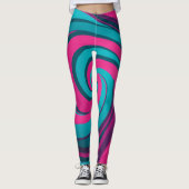 Farbnetz Leggings (Vorderseite)
