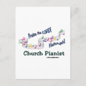 Farbnotizen Pianist Postkarte (Vorderseite)