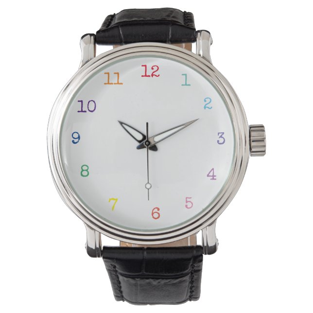 Farbnummern  Uhr (Vorderseite)