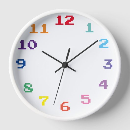 Farbnummern Uhr (Vorderseite)