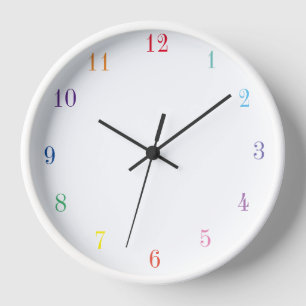 Farbnummern Uhr