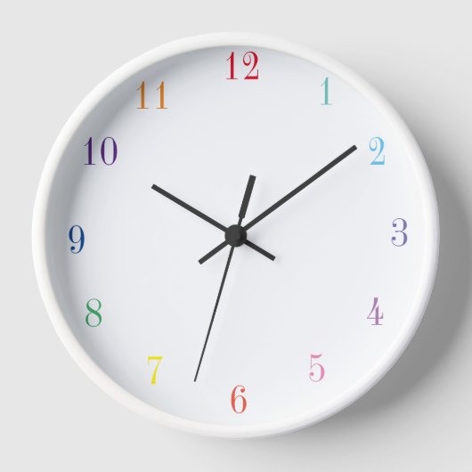 Farbnummern Uhr (Vorderseite)