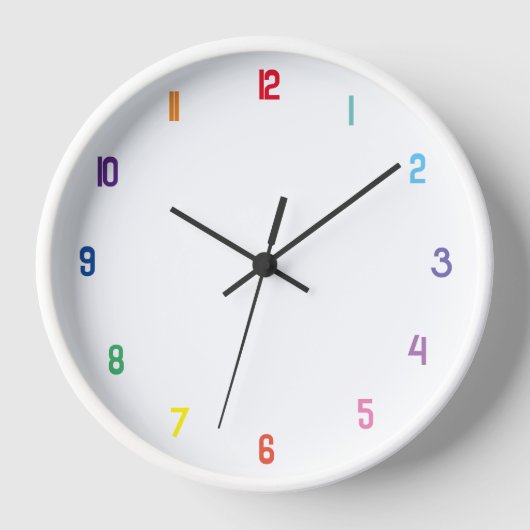 Farbnummern Uhr (Vorderseite)
