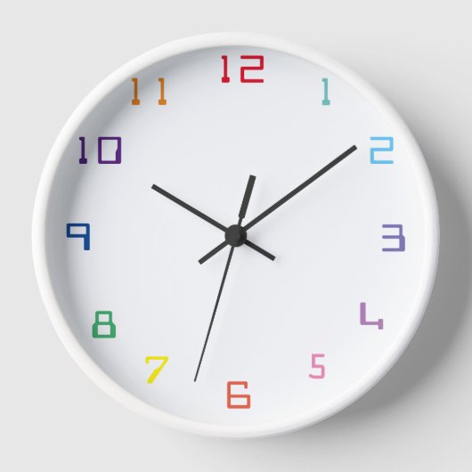 Farbnummern Uhr (Vorderseite)