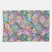 Farbopal und Liquid Gold Geschirrtuch (Horizontal)