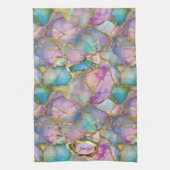 Farbopal und Liquid Gold Geschirrtuch (Vertikal)