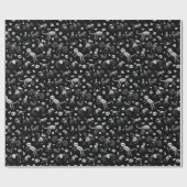 Farboptionen für Halloween-Tierskelette Geschenkpapier (Flach)