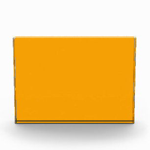 Farborange Fotoblock