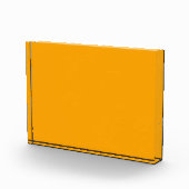 Farborange Fotoblock (Rechts)