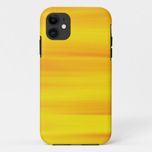Farborange Gelber Hintergrund Case-Mate iPhone Hülle (Rückseite)