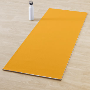 Farborange Yogamatte