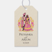 Farbpaar aus Indien Geschenkanhänger (Vorderseite)