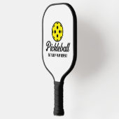 Farbpaddel mit eigenem Zitat Pickleball Schläger (Links)