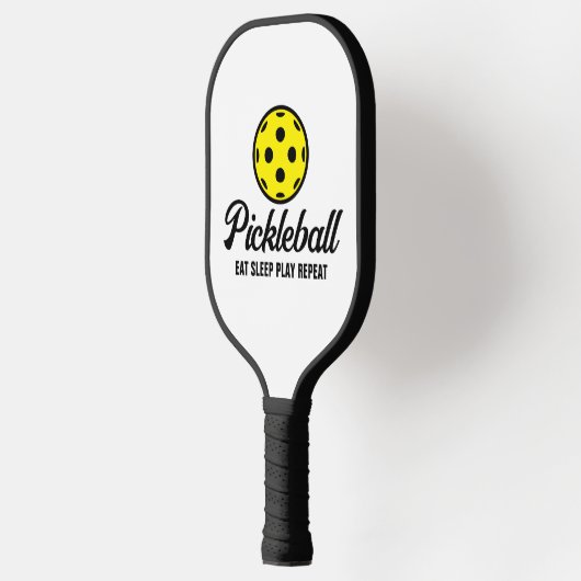 Farbpaddel mit eigenem Zitat Pickleball Schläger (Links)