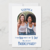 Farbpalette Arch Bridesmaid Vorschlag Card Einladung (Vorderseite)