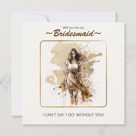 Farbpalette Bridesmaid Vorschlag. (Vorderseite)