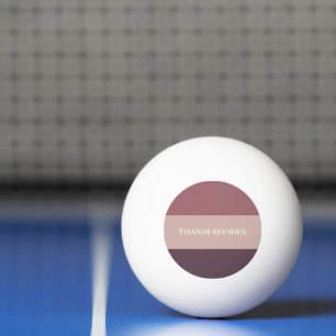 Farbpalette der Farbstreifen Tischtennisball