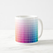 Farbpalette der Farbtabellen der Grafik Ombre Kaffeetasse (VorderseiteRechts)