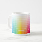 Farbpalette der Farbtabellen der Grafik Ombre Kaffeetasse (Vorderseite Links)