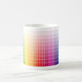 Farbpalette der Farbtabellen der Grafik Ombre Kaffeetasse (Mittel)