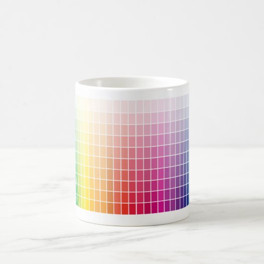 Farbpalette der Farbtabellen der Grafik Ombre Kaffeetasse (Mittel)