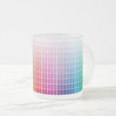 Farbpalette der Farbtabellen der Grafik Ombre Mattglastasse (VorderseiteRechts)