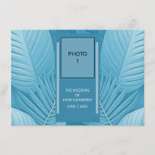 Farbpalette der Foto-Karte für die Hochzeitssafel Begleitkarte (Vorderseite)