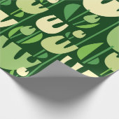 Farbpalette der Tulips Geschenkpapier (Ecke)