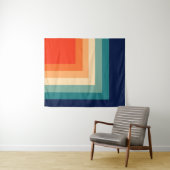 Farbpalette des Retro-70er Wandteppich (Beispiel (Horizontal))