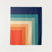 Farbpalette des Retro-70er Wandteppich (Vorderseite)