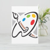 Farbpalette Einladung (Stehend Vorderseite)